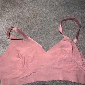 Pink bra